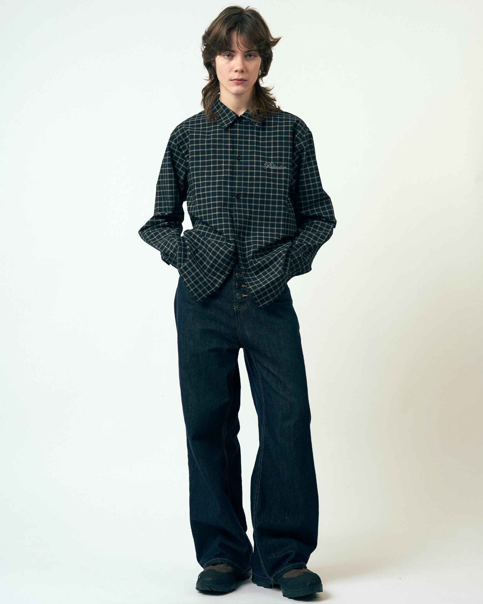 Check Shirt - Black