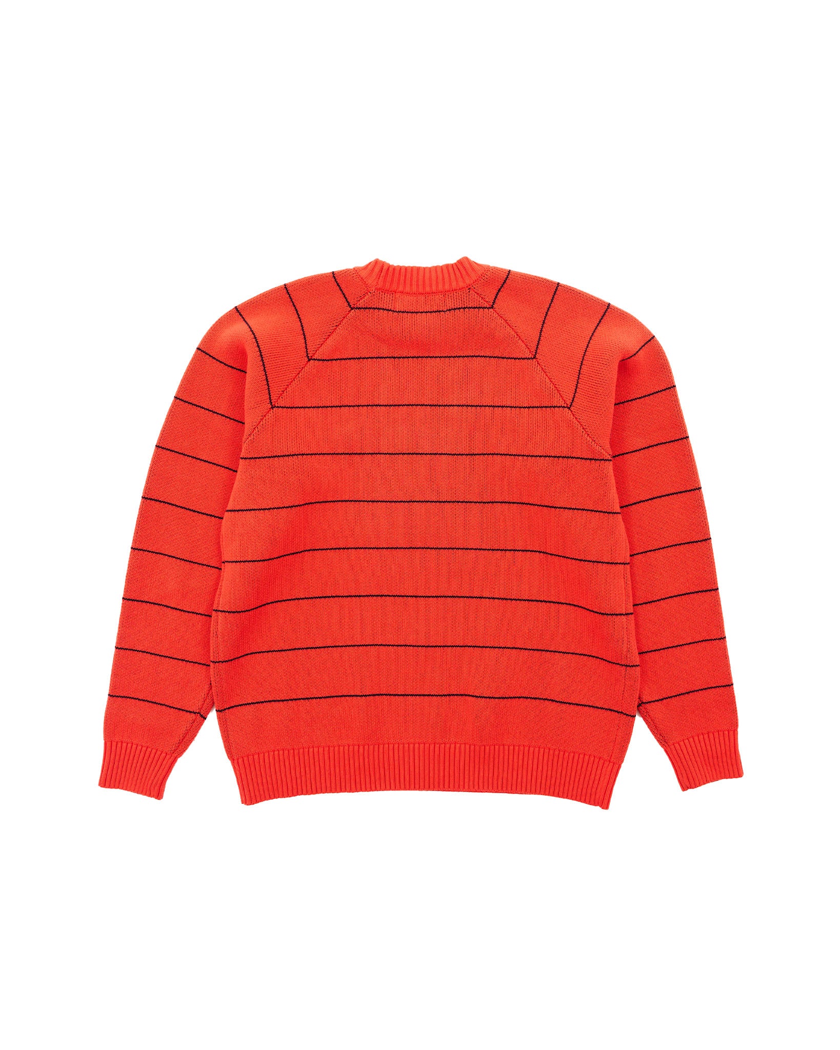 Striped Knit Jersey - Orange
