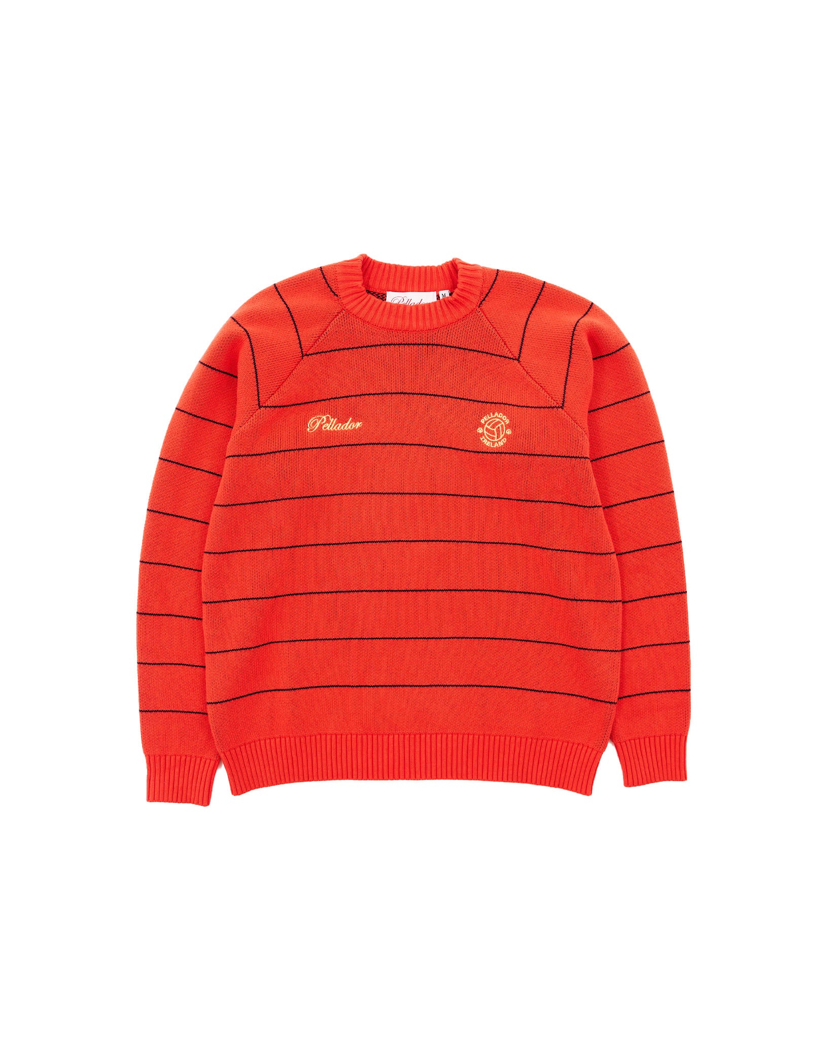 Striped Knit Jersey - Orange