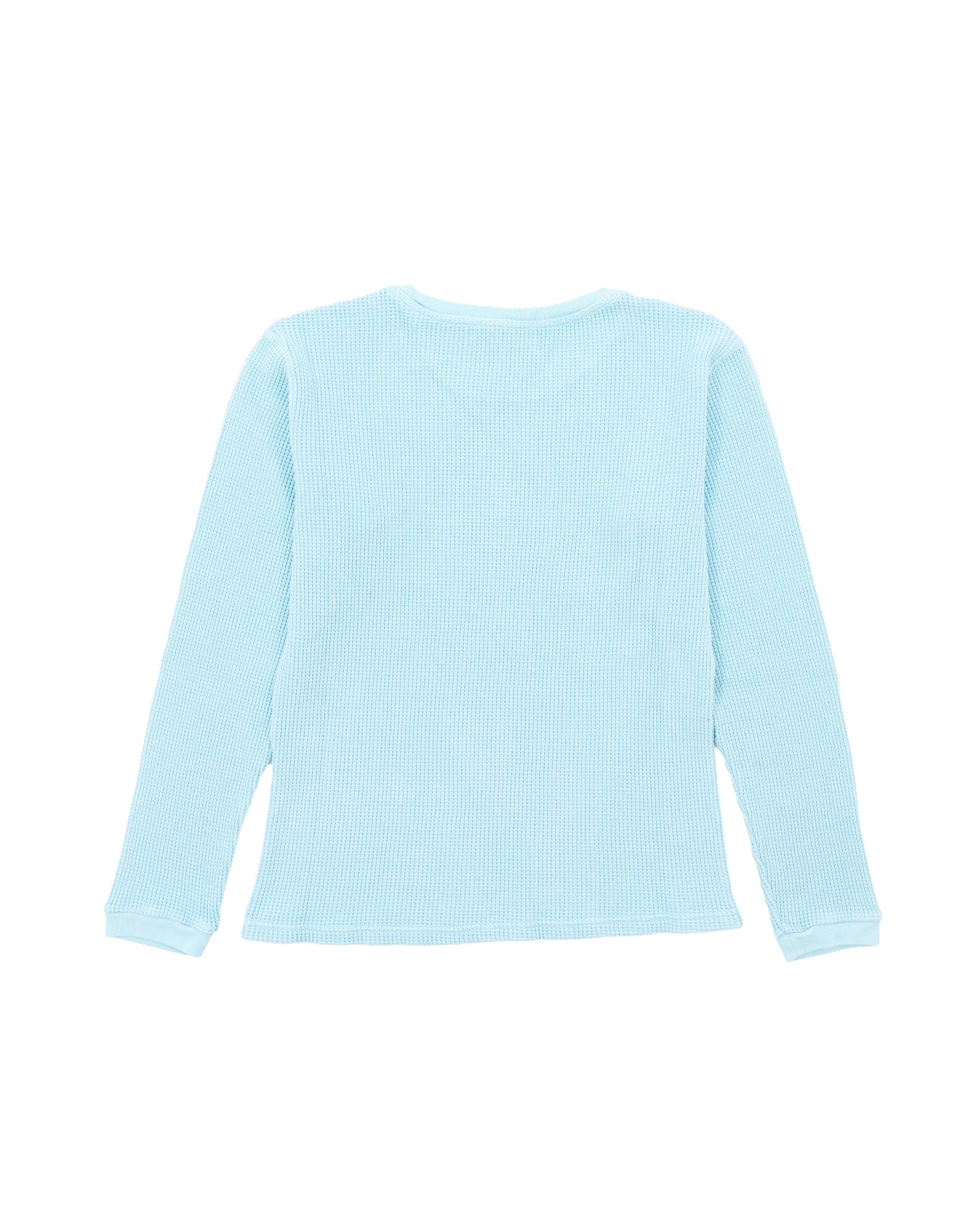 Pellador Ireland L/S Waffle Crew- Blue