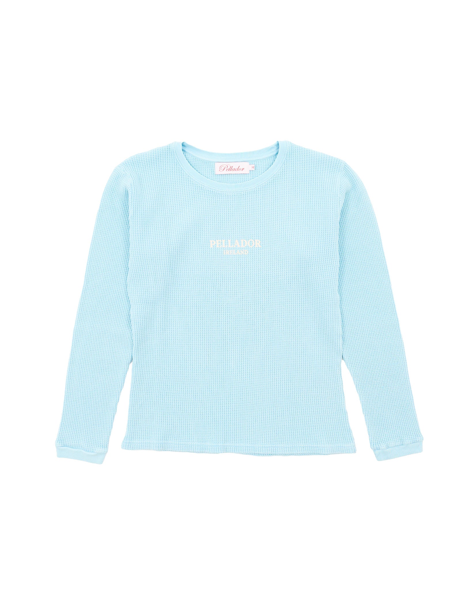 Pellador Ireland L/S Waffle Crew- Blue