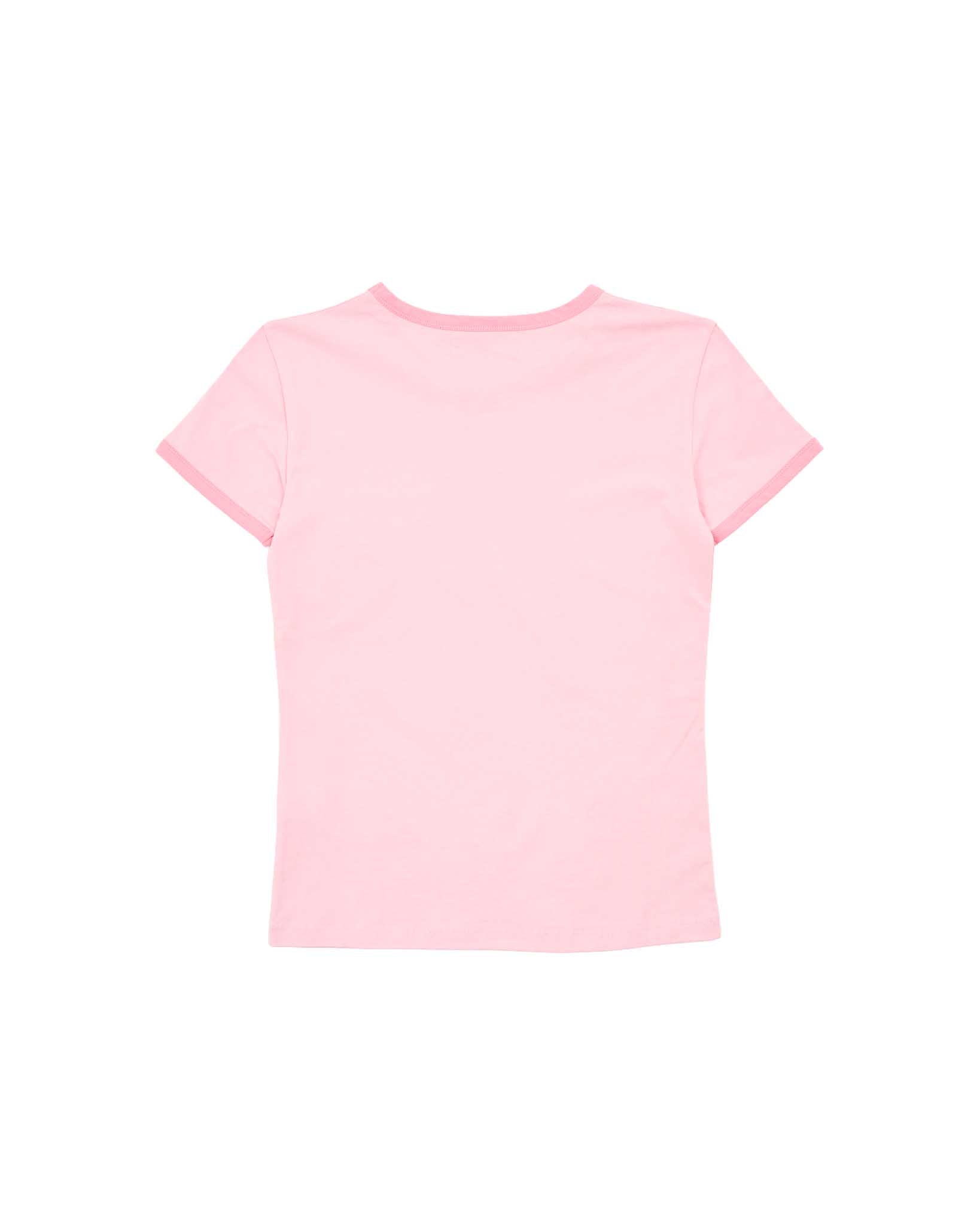 Women's V-Neck Tee - Pink