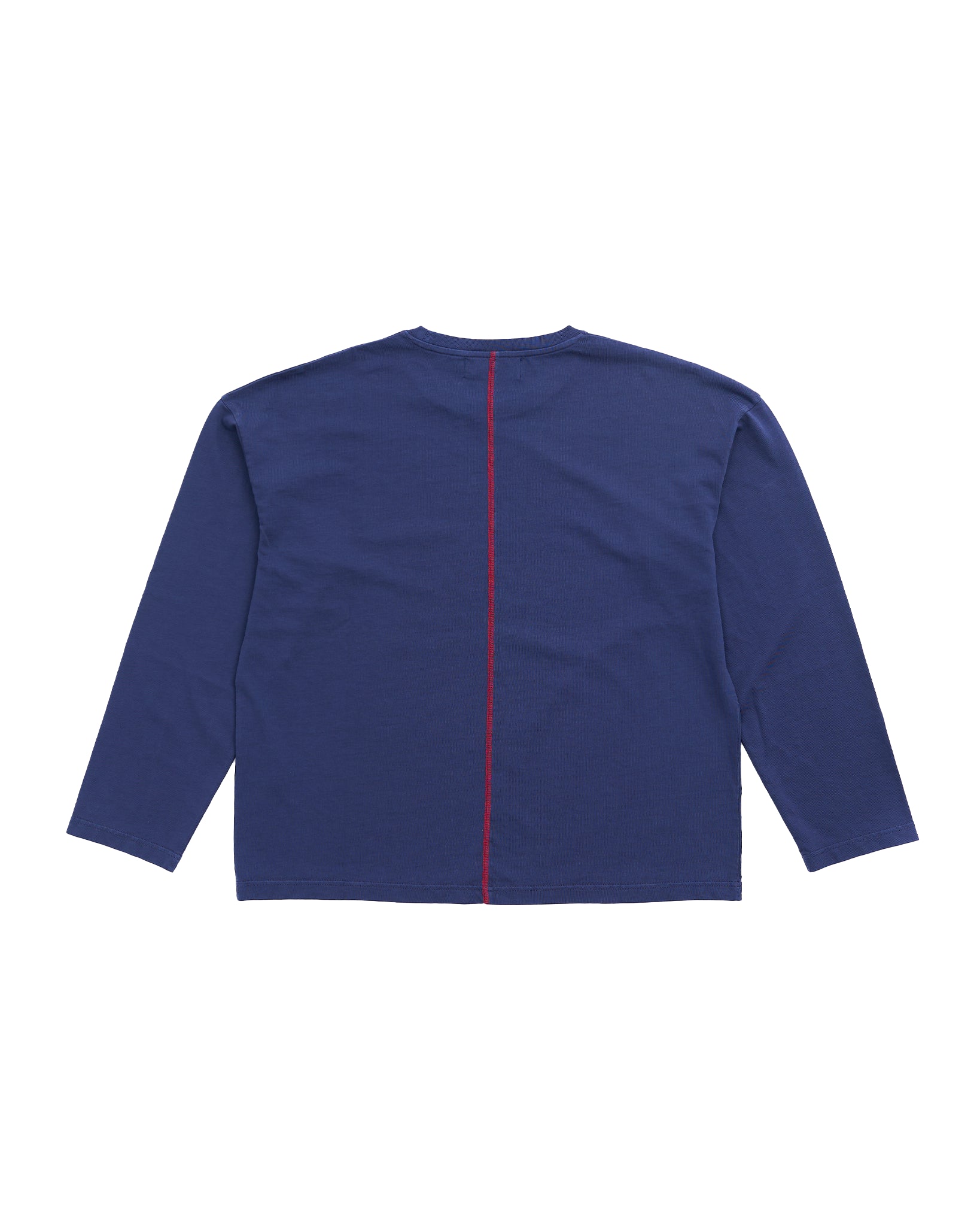 Overlock Longsleeve Tee - Navy