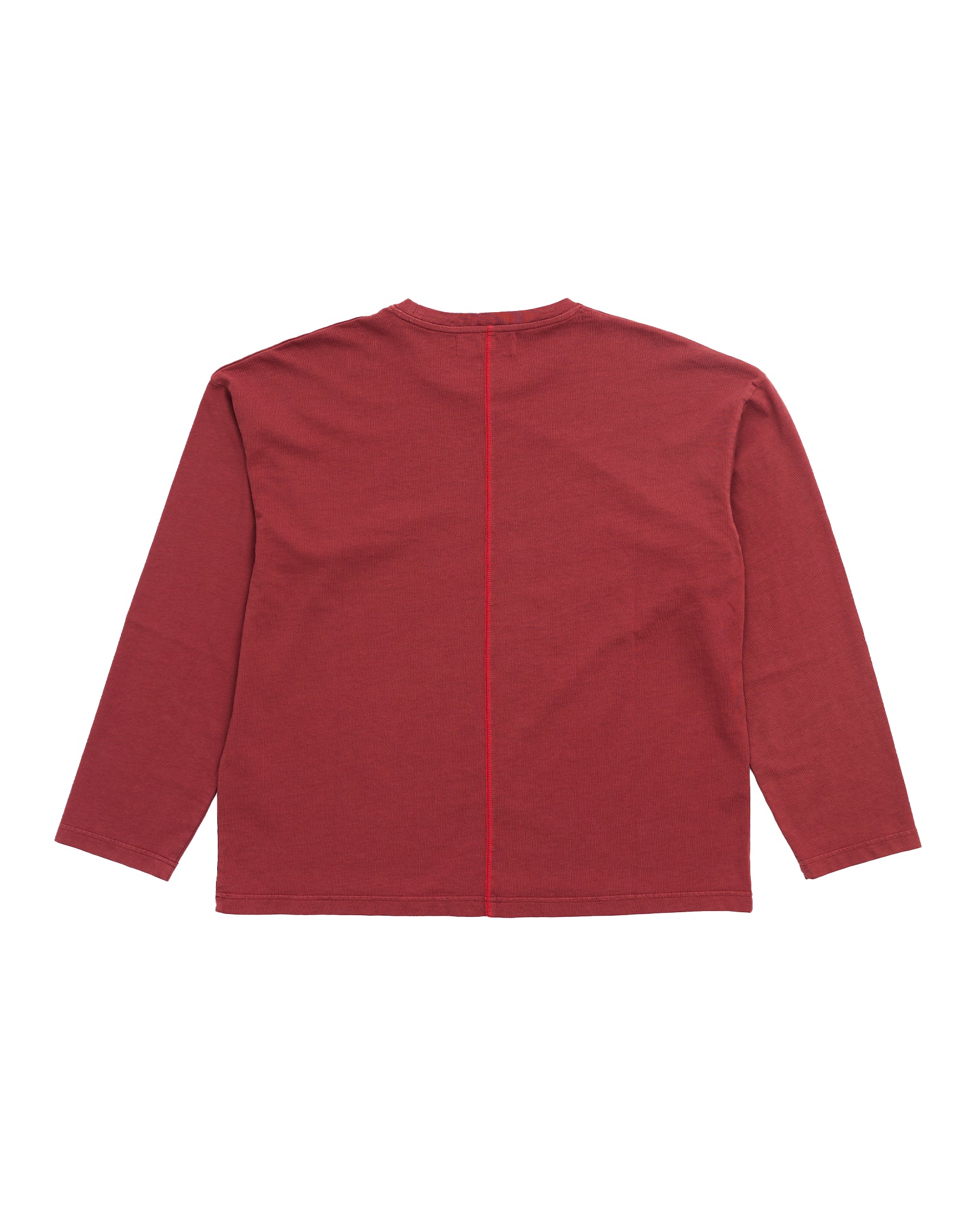 Overlock Longsleeve Tee - Red