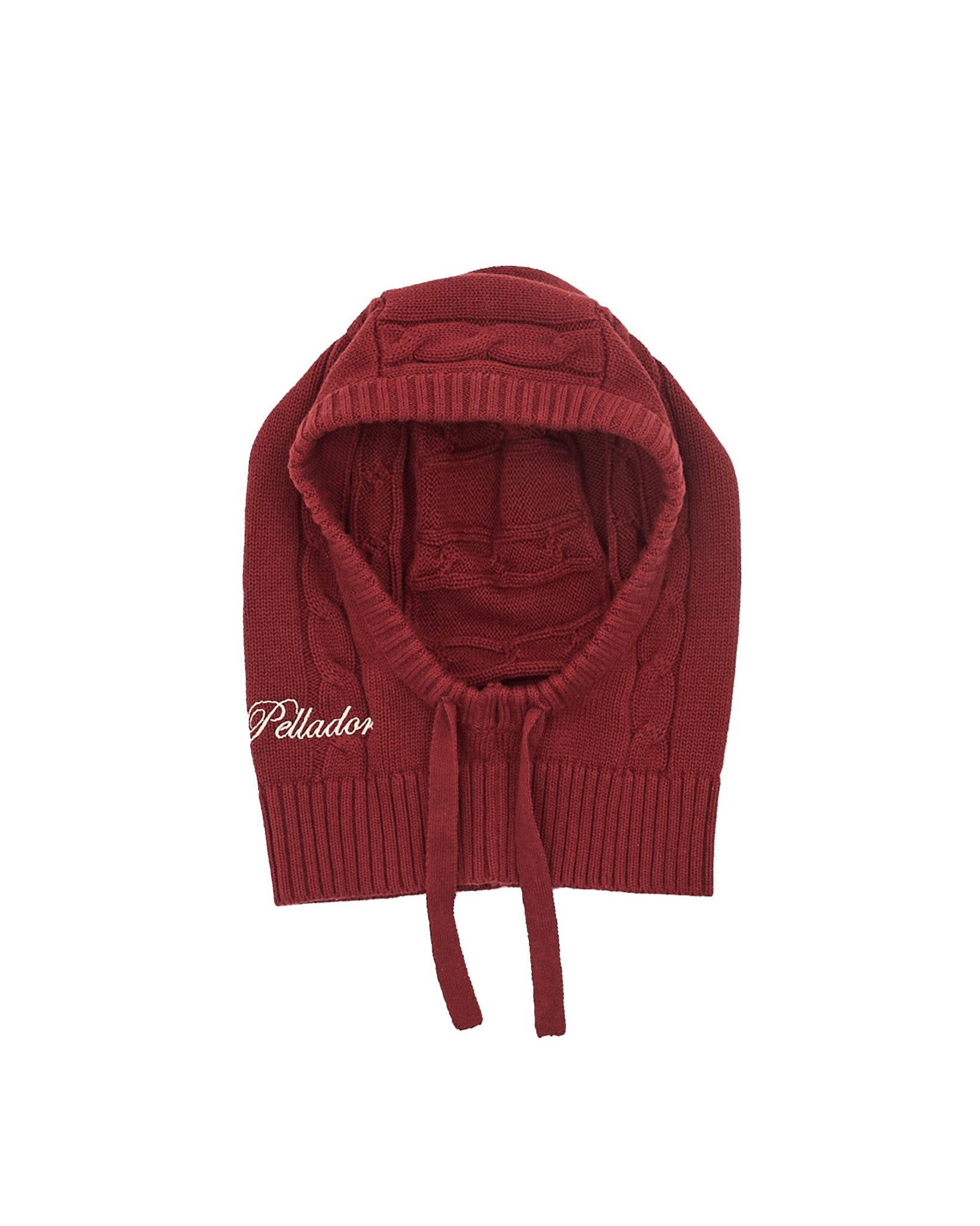 Cable Knit Snood - Red