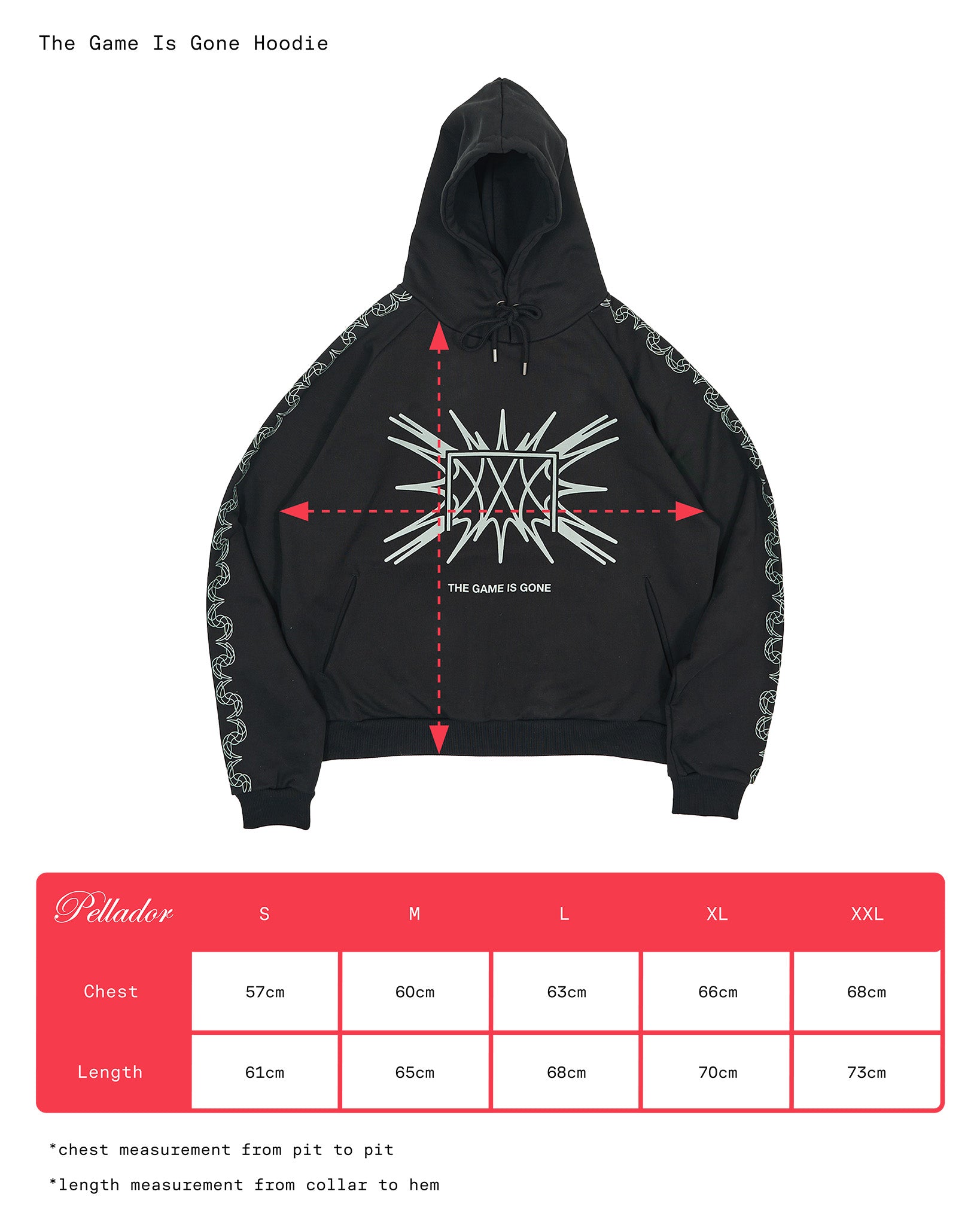Game is Gone Hoodie Black
