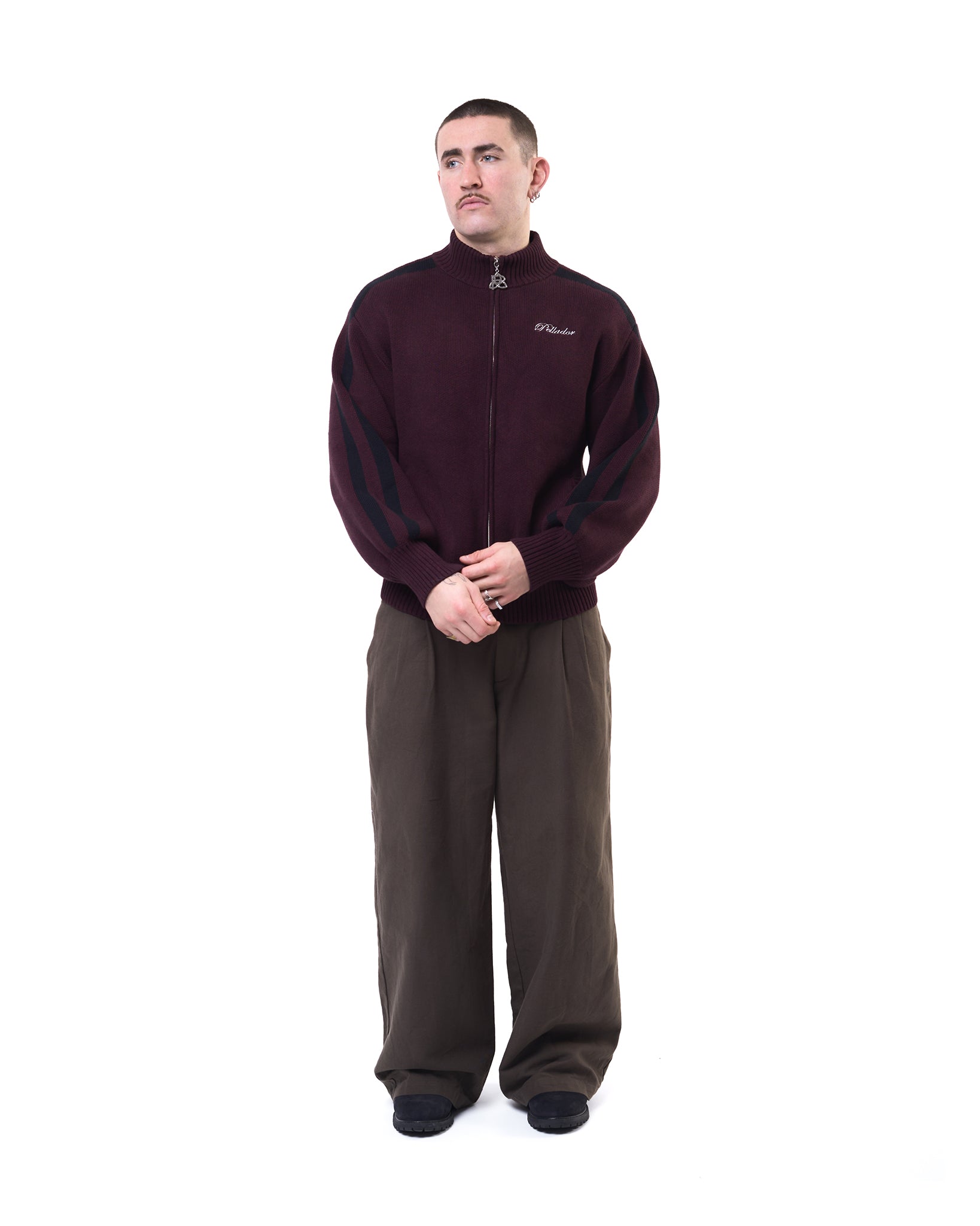 Full Zip Knit Track Top