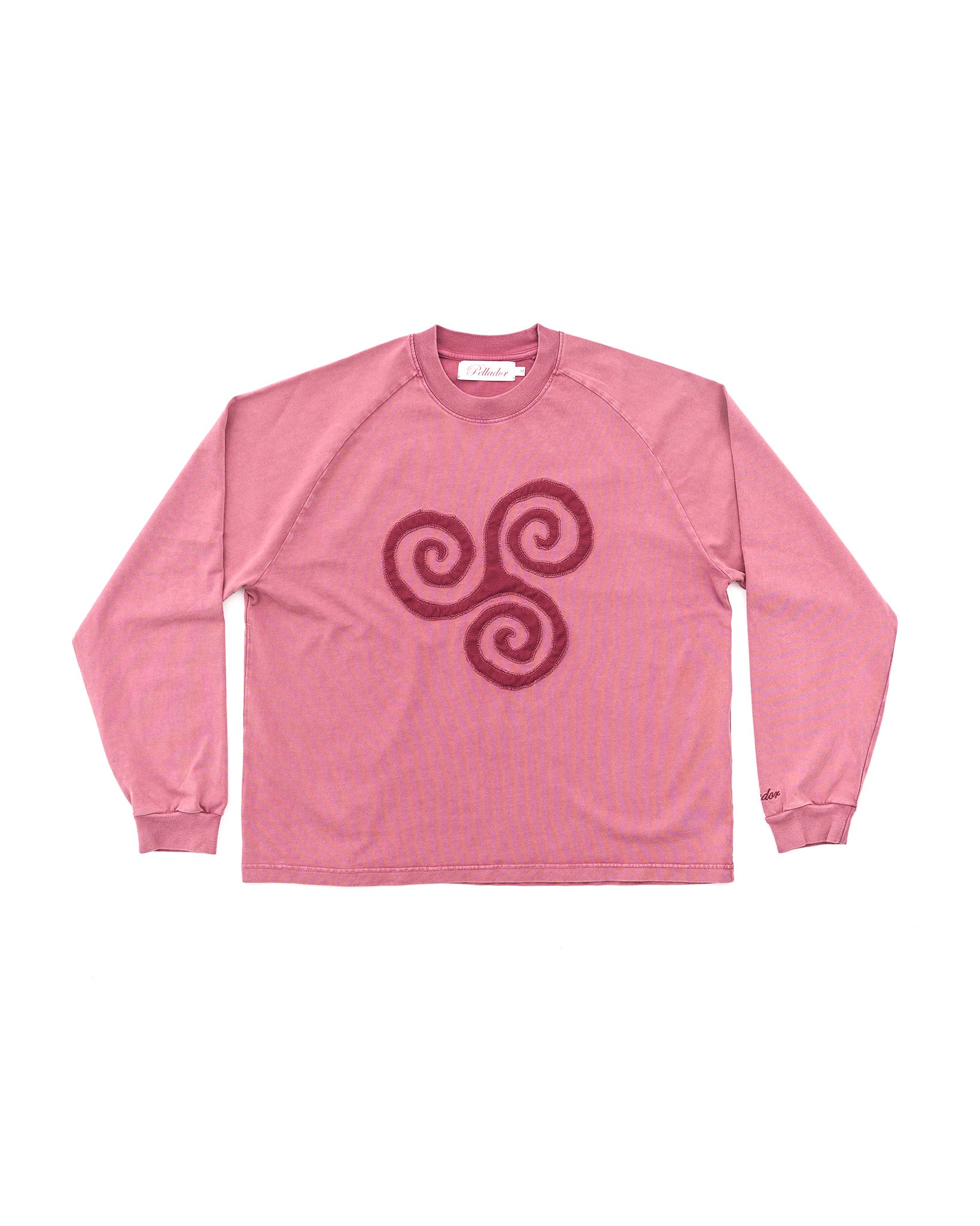 Triskele Appliqué L/S Tee - Pink