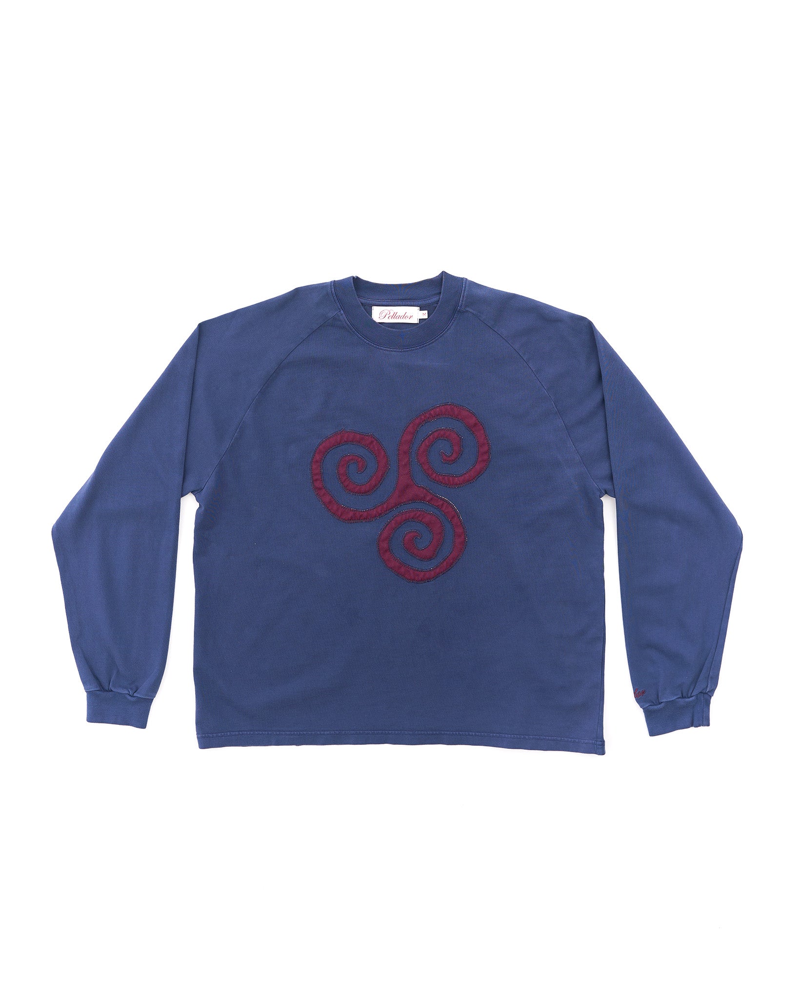 Triskele Appliqué L/S Tee - Navy