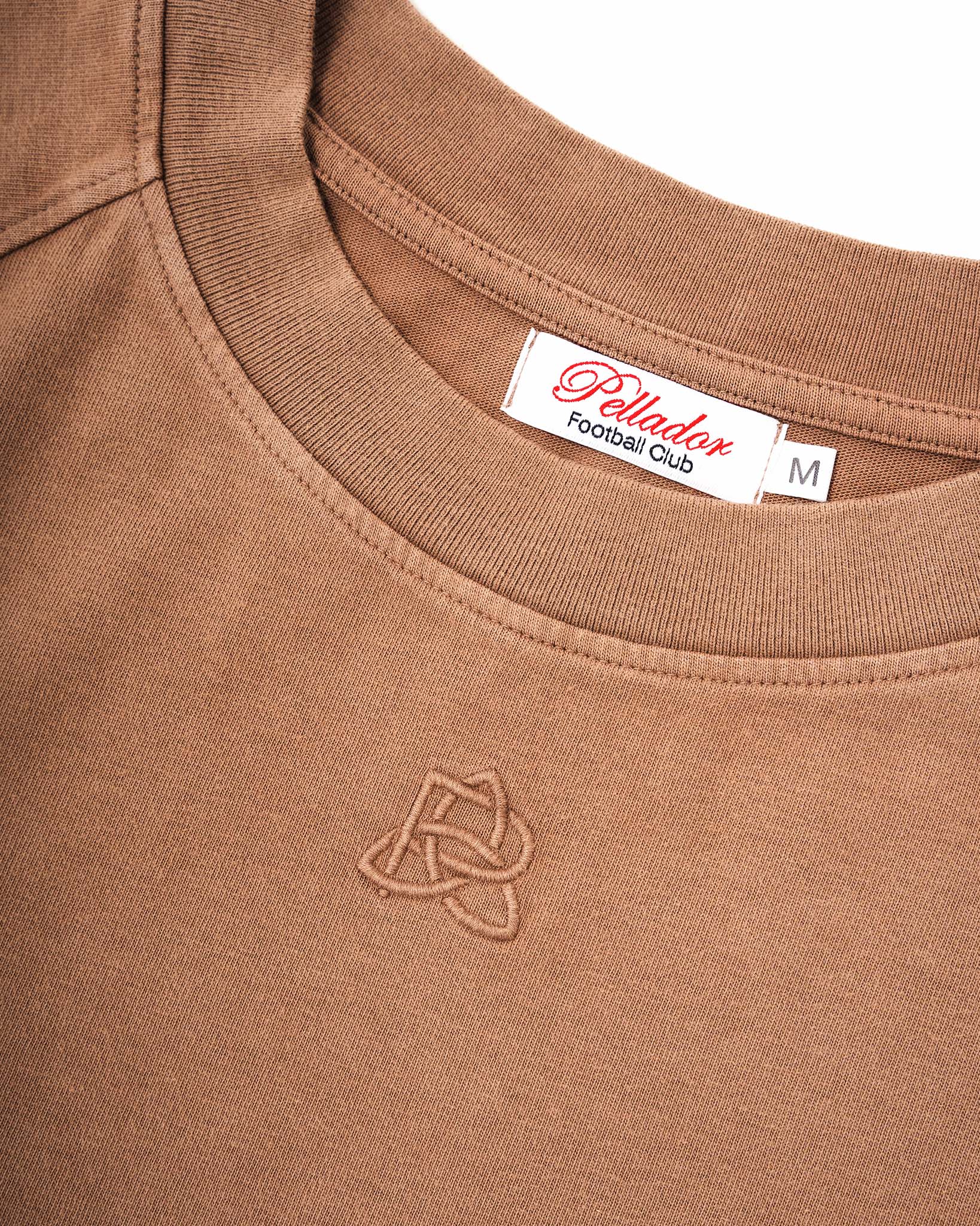 Embroidered Logo T-Shirt Brown