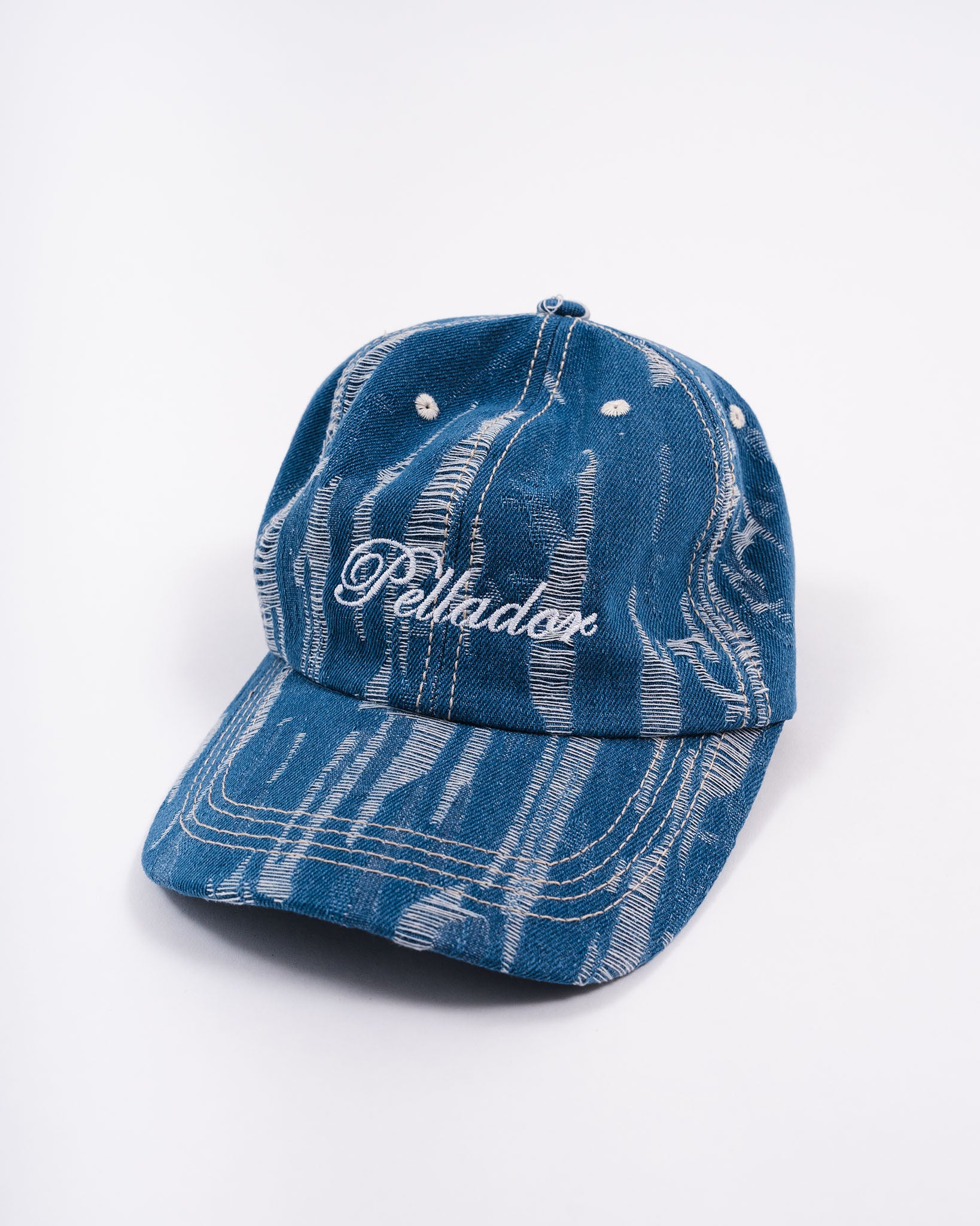 Distressed Denim Cap