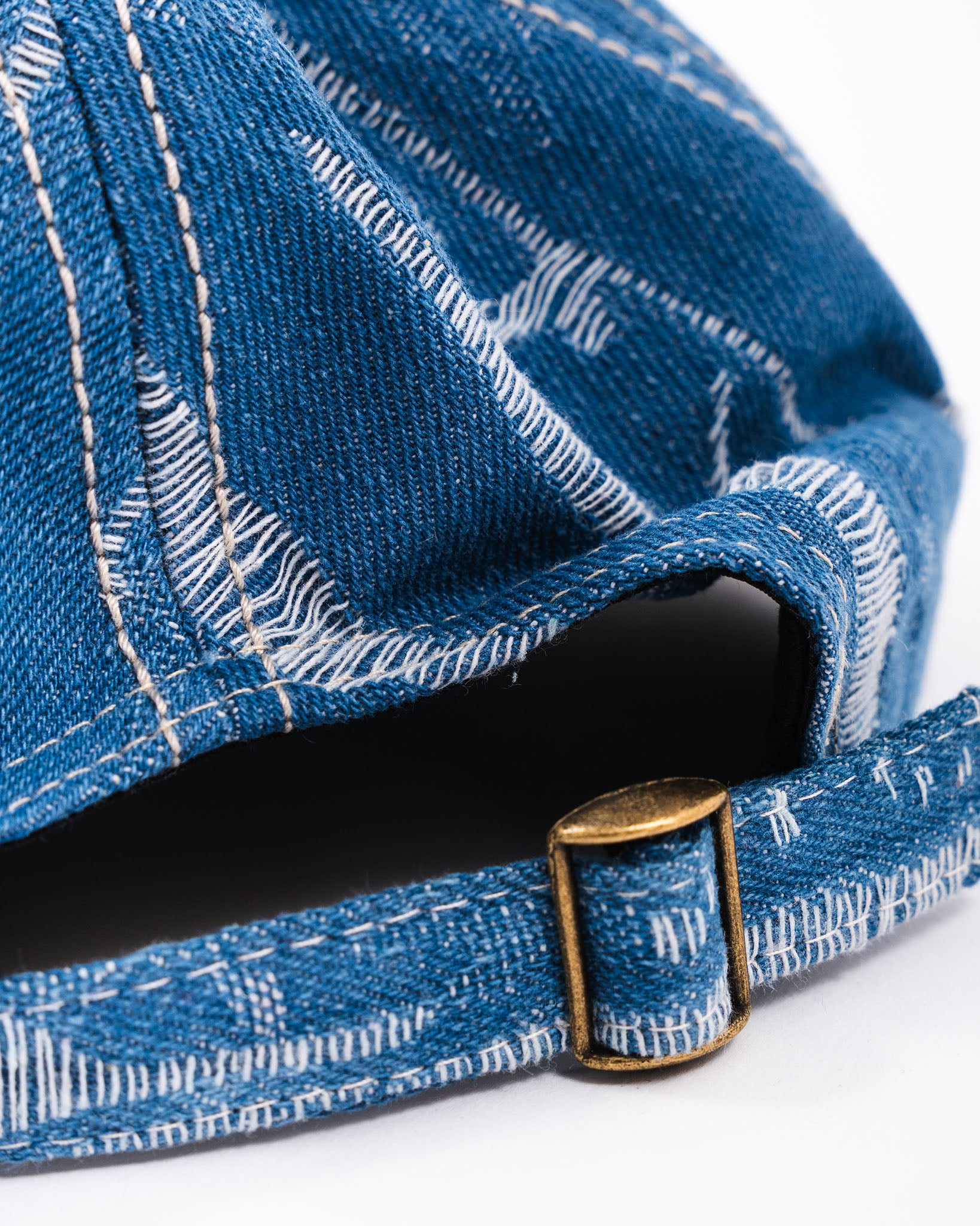 Distressed Denim Cap