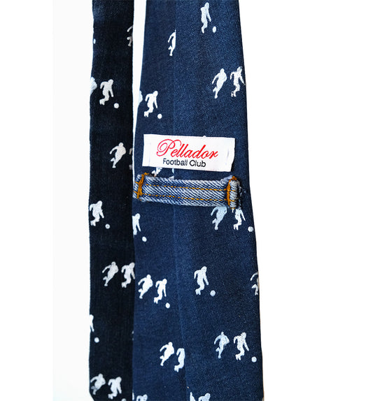 Jack Charlton Printed Denim Tie