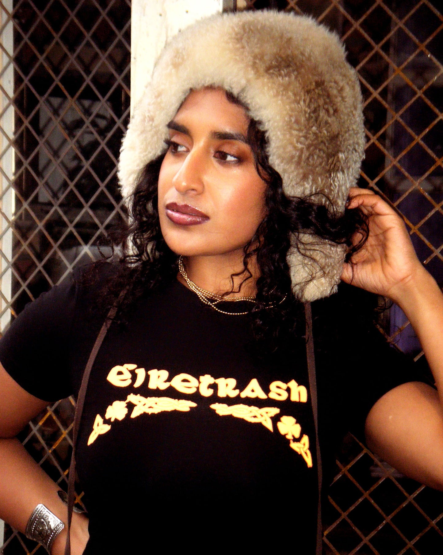 Éiretrash Baby Tee Black