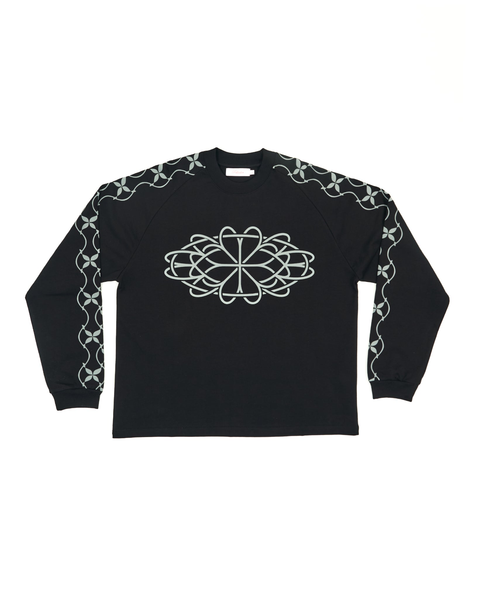 Heart Knot Long Sleeve Black