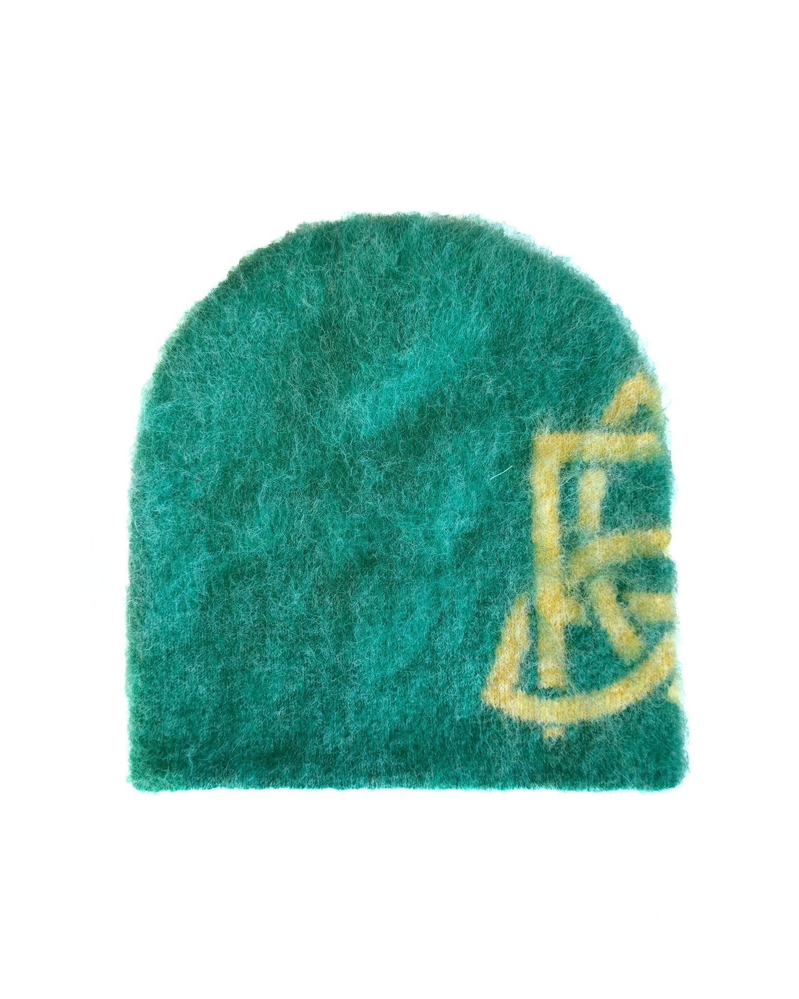 Mohair Beanie Green