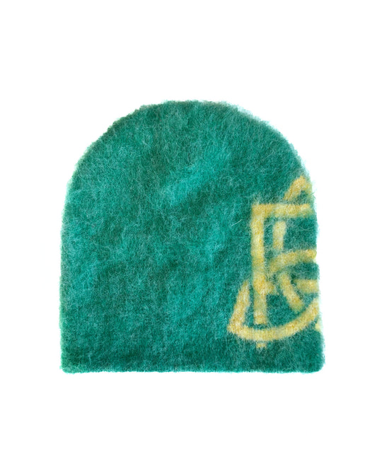 Mohair Beanie Green