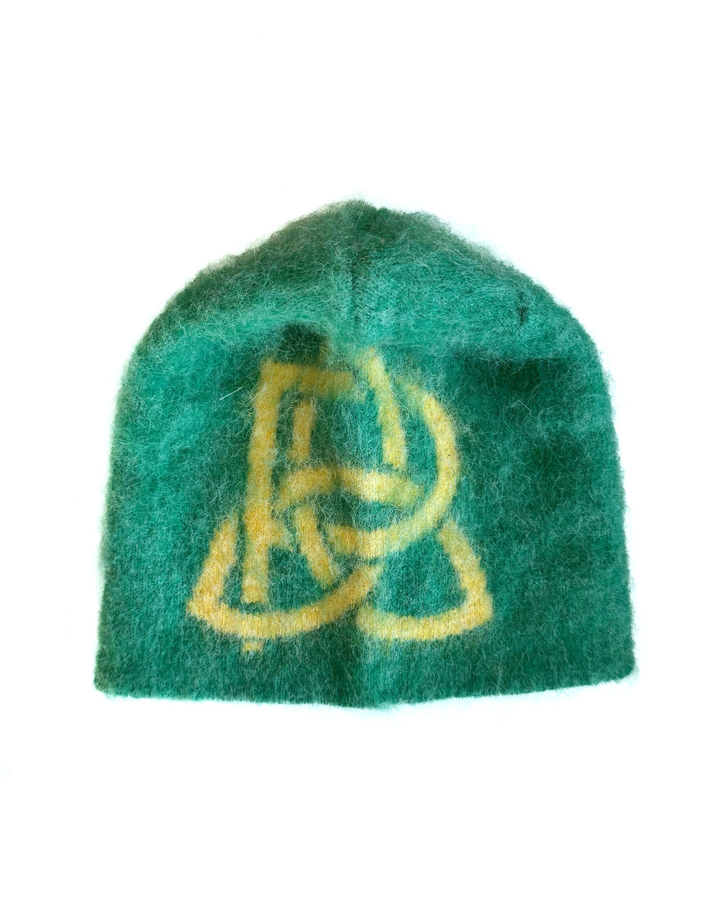 Mohair Beanie Green