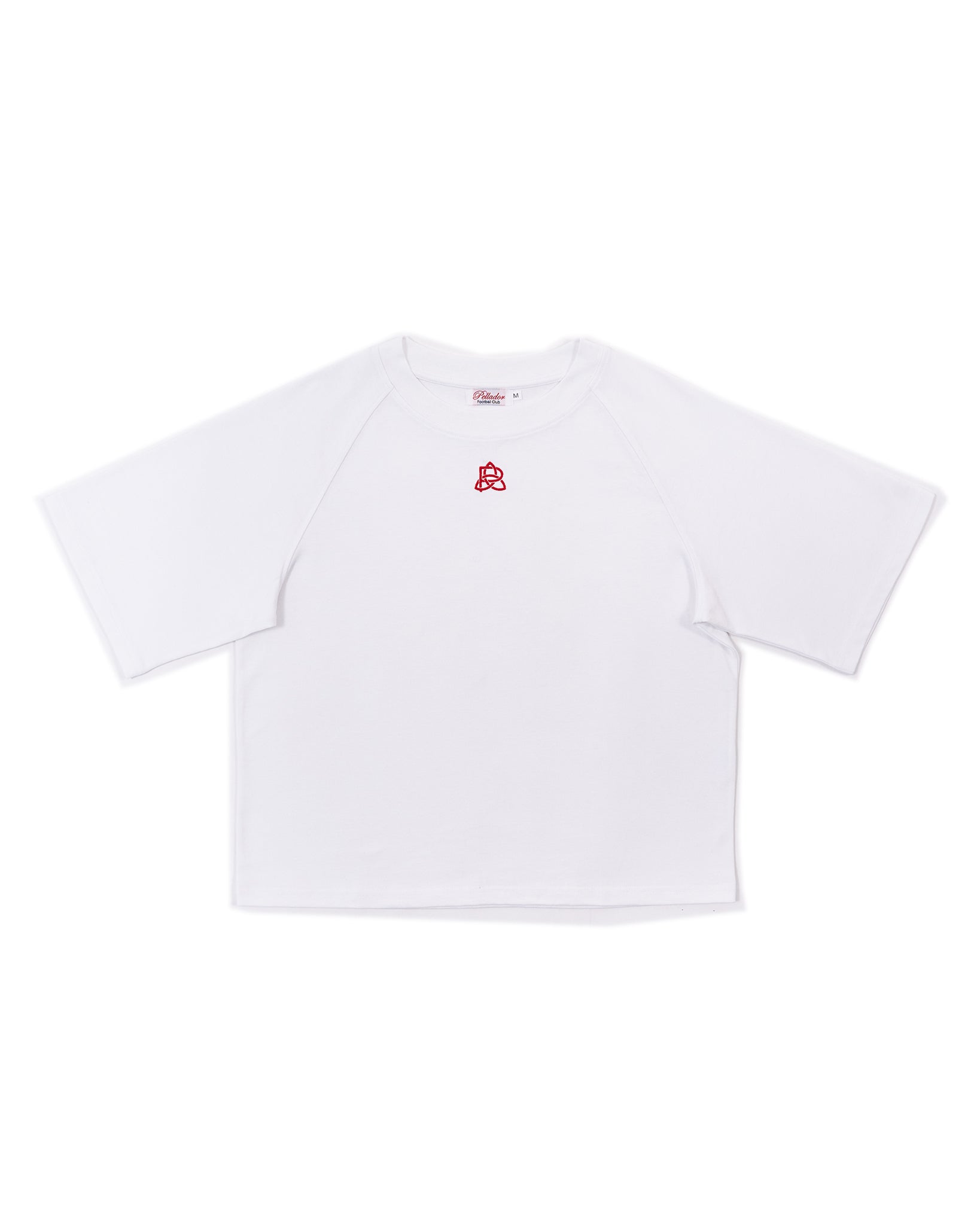 Embroidered Logo T-Shirt White & Red