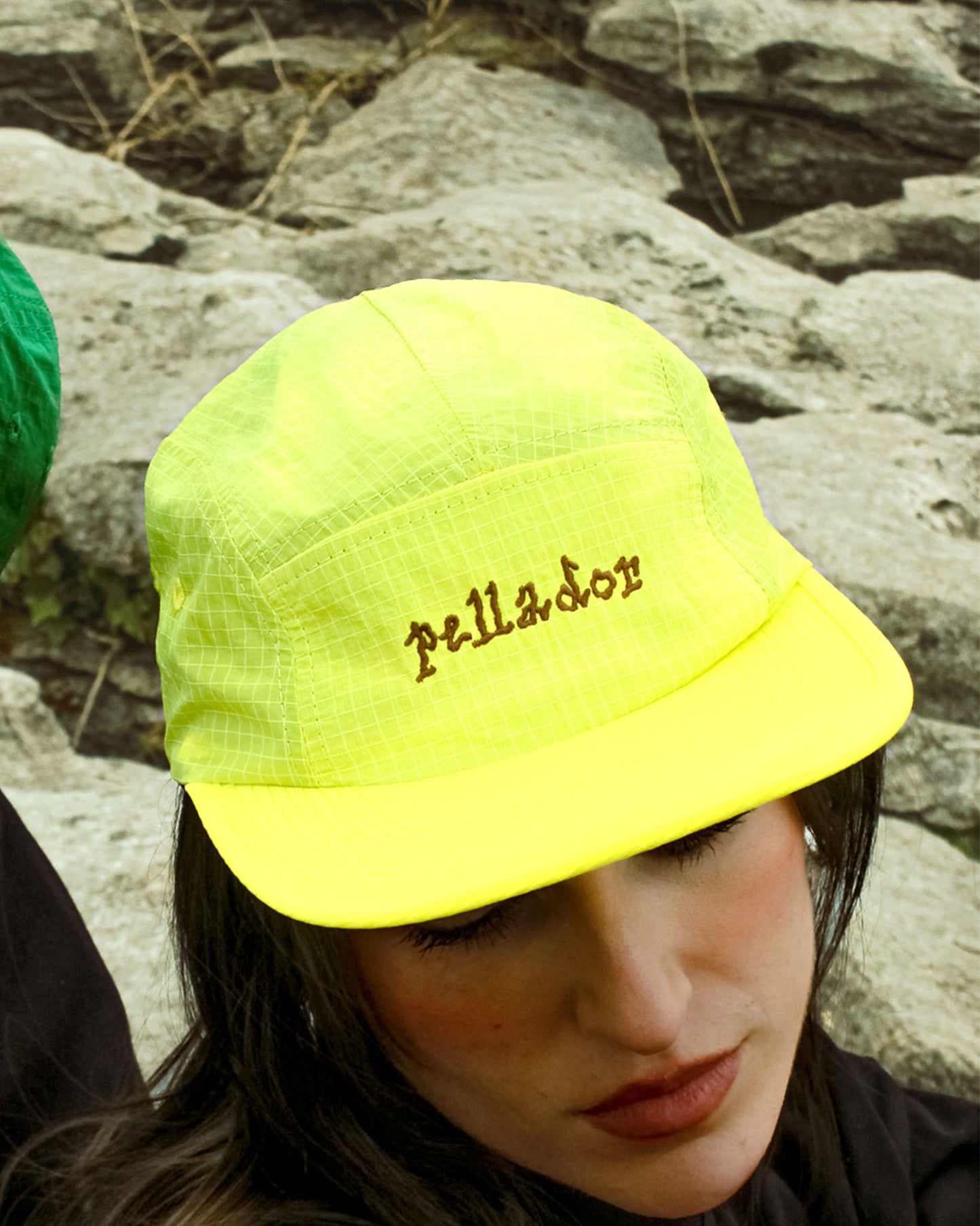 Ripstop Drawstring Cap Yellow